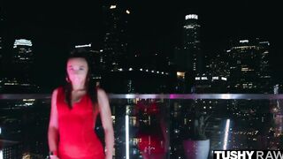 TUSHYRAW Petite Gia loves to gape her tight asshole wide