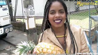 CARNE DEL MERCADO - Black Hispanic Ana Ebano Takes It