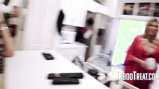 Sneaking Around Fucking StepAunt Into Her Robe