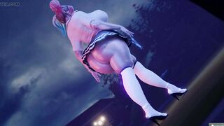 Mai Shiranui (King of Fighters) & Harley Quinn (Batman) - 3d cartoon Cartoon, Porn Comics, Sex Animation, Rule 34, 60 fps
