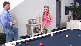 brother can not help himself and fucks his slim step sister brutally rough into her snatch her vagina juice squirts out of h