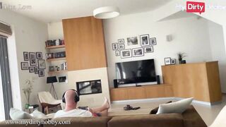 Quickie and cummed behind her stepdad's back - My Filthy