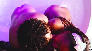 Jacuzzi beauty FFM Black and Khalessi sixty-nine 3Some
