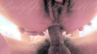 I scream with satisfaction when he breaks my booty and ejaculates into it! Amateur lovers - Noisy groaning - LadyGodivaAndMe