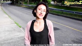 MAMACITAZ - #Luna Castillo - Skinny Hispanic Goes From Streets And Jumps