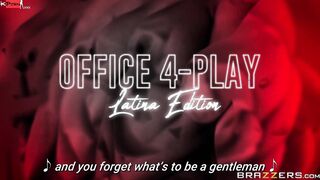 Office 4-Play: Latina Edition Sex Movie With Bridgette B, Luna Camgirl, Keiran Lee, Victoria June, Katana Kombat - Brazzers Official