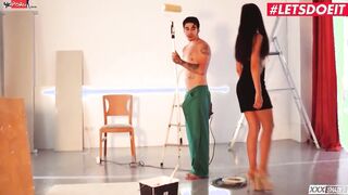 LETSDOEIT - Sasha Rose and Adrian Dimas - Bombshell Russian bimbos Fucks
