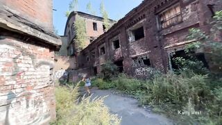 Caught a cheeky bitch inside an mature factory and banged