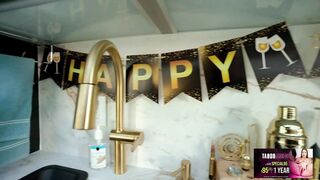 Slutty Step Milf Uses My Dick for Her New Years
