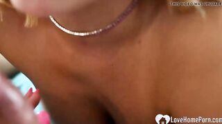 beauty blowing me while I record in point of view