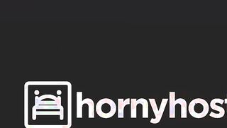 HORNYHOSTEL - Long Tits Katarina Rina Caught By Security Guard Masturbating - LETSDOEIT
