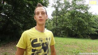 DeutschlandReport - Big Breasts Fat German Skank Seduced And Fuck