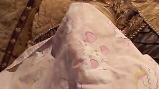 Little Summer fingers her twat outdoor