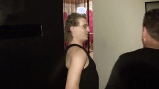 Spectacular blonde stuck inside her tight cunt by 2 dicks