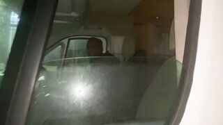 Cracky gets her nasty twat out for a lift home