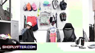Attractive Teenagers with Gigantic Natural Hooters Penelope Kay Getting Caught Shoplifting and Taught an Anal