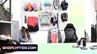 Attractive Teenagers with Gigantic Natural Hooters Penelope Kay Getting Caught Shoplifting and Taught an Anal