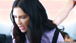 Jane bangs with Kira and Korra