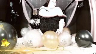 Cutie BBW Balloon Popping New Years - Full Remastered
