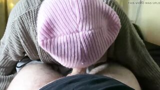 stepsister decided to suck me off