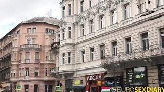 EuroSexDiary European Blondie Hot Meeting Up For Food & Hotel Sex