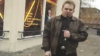 reporter jerks off informant inside the face