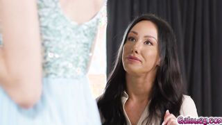 Lena and Casey shares lesbian pleasures