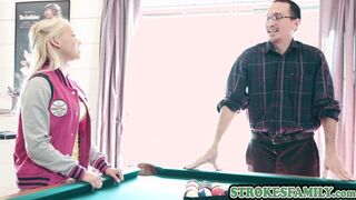 Teen learned new techniques on big cock