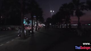 Petite Asian girlfriend jerking off