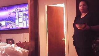 Spying on my bimbo ex-wife # 6