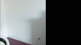 Big Boobed skank came by with nut on her