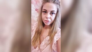 Women dig toy in her anus