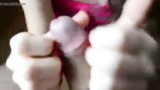 Adorable chick With Big Nails
