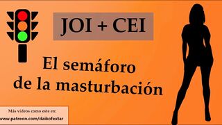 Spanish sex-rol game. Semaforo JOI.