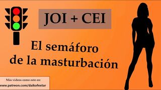 Spanish sex-rol game. Semaforo JOI.