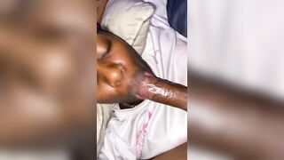 Forced face plowed cheating black facial