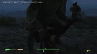 Monsters and mutants invaded the settlement girls