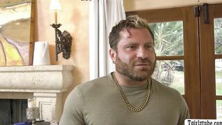 Blonde TS hitchhiker rides strangers cock