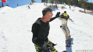 Snowbanging: Part 2 Tape With Charles Dera, Luna Model - Brazzers Official