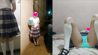 Fucking with a first-time Mexican college girl bimbos for 25 dólars,