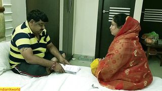 Middle aged Hubby Dick Standing Problem! sexy wifey Worried! indian