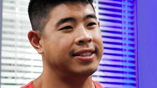 Shane Cook and Luke Truong engaged in bareback sex