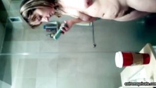 my mature mom showers before a date