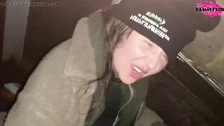 Cracky gets pissed on into the street