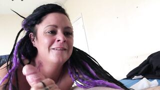 Fellatio & Hand Job from British milf