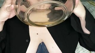 point of view BBW Alt Princess Adama Daat Drinks All of Your beauty Piss and Grind Her Fat Vagina as a Reward
