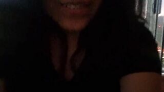Mexican Women Masturbating On The Balcony Into Front Of The Whole City