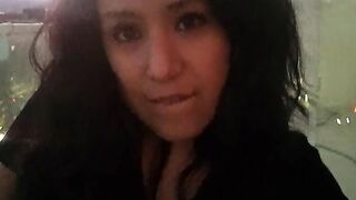 Mexican Women Masturbating On The Balcony Into Front Of The Whole City