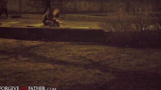 Geishakyd goes outdoors hunting at night into outdoor to find a random bro to nailed his brains out for inside reality performance