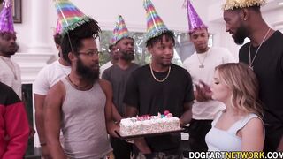 Coco Lovelock Gets 11 bbcs's For Birthday Surprise